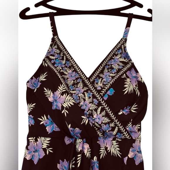 Lands End Floral Print Swim Dress - Picture 7 of 13